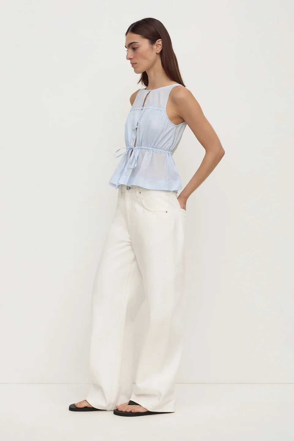Suzie Top - Powdered Blue
