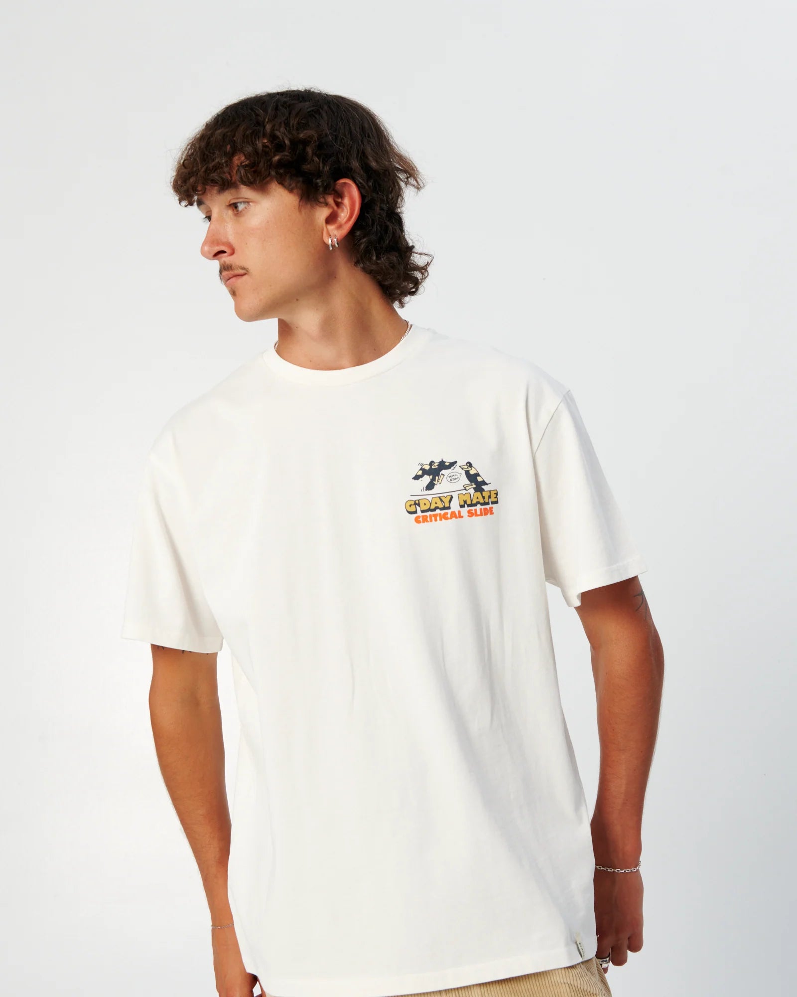 Gday Mate Tee - Vintage White