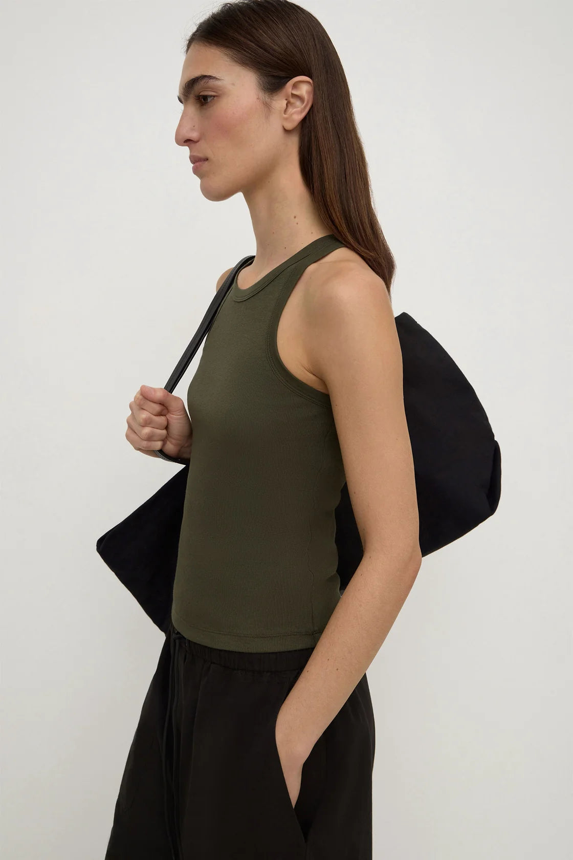 Tabitha Rib Tank – Dark Military