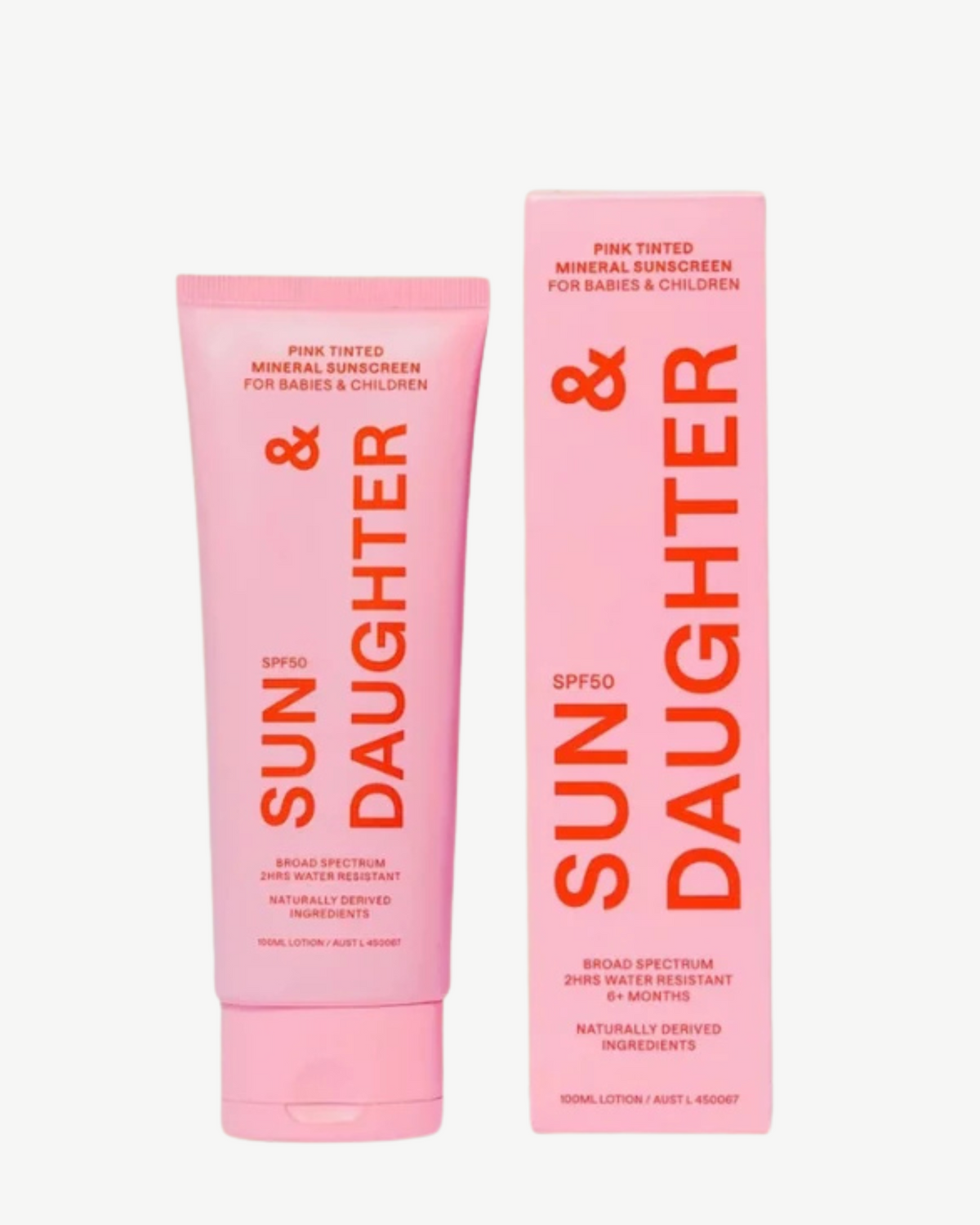 Sun & Daughter SPF50+ Pink Mineral Sunscreen