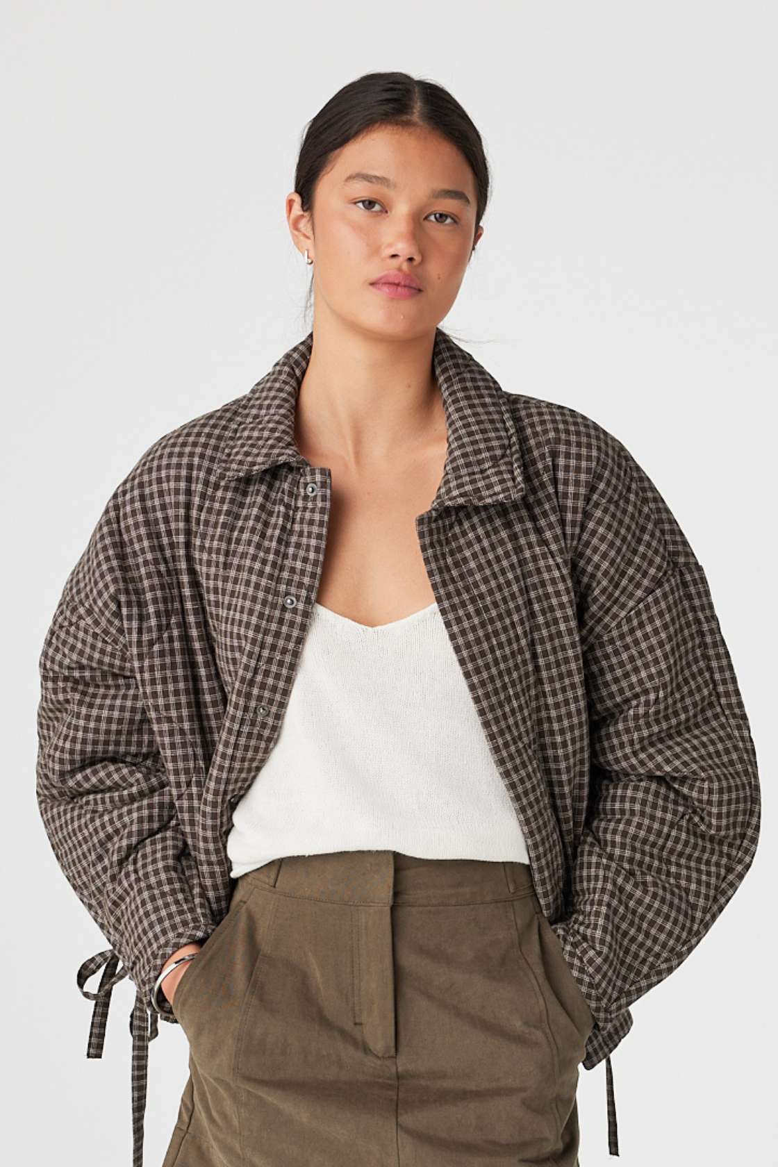 Matteo Jacket - Espresso Check
