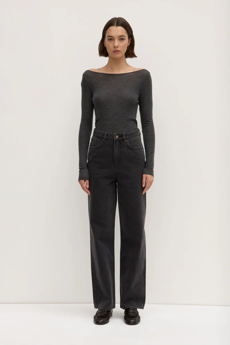 Vintage Straight Jean - Vintage Black