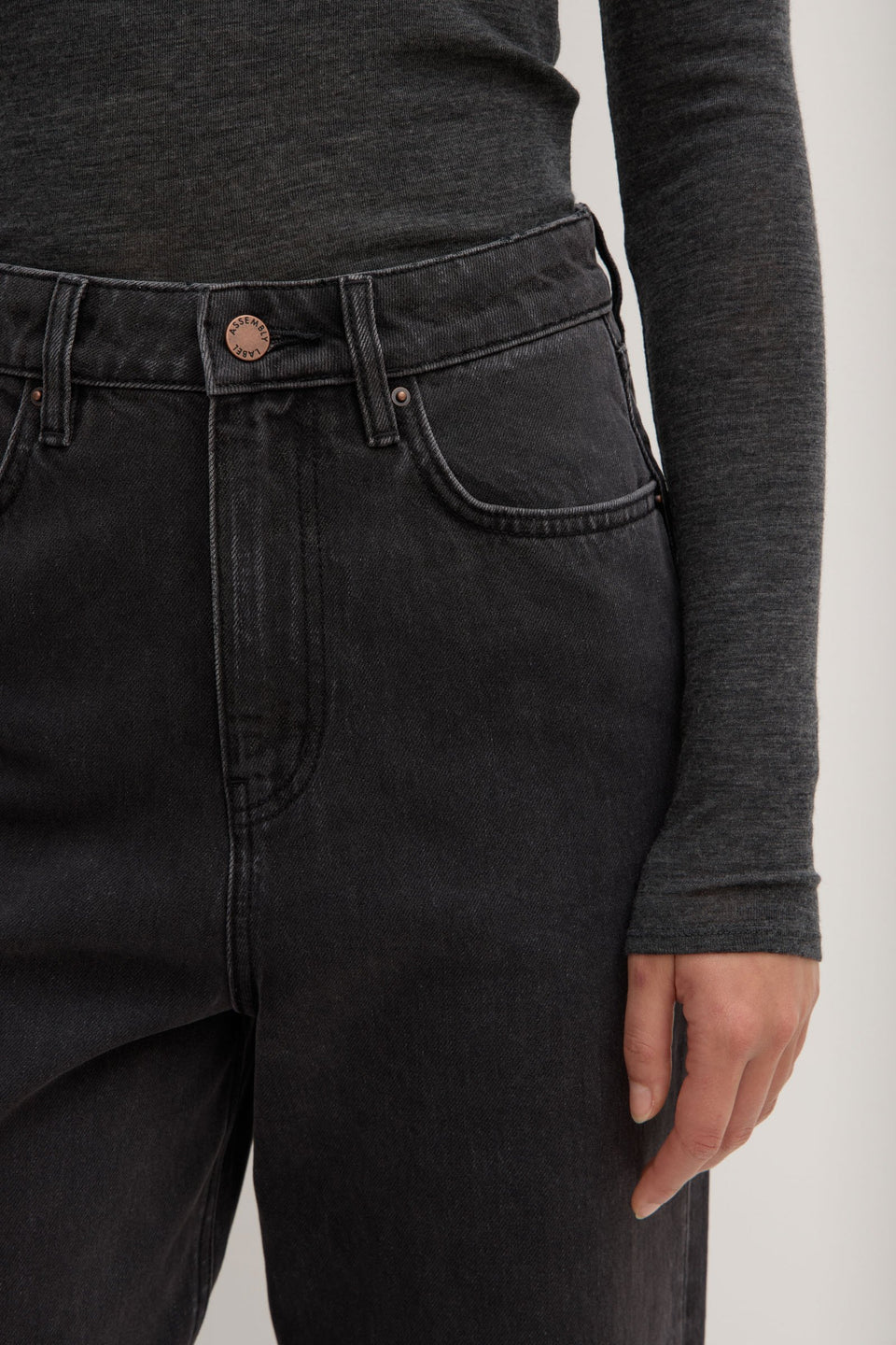Vintage Straight Jean - Vintage Black