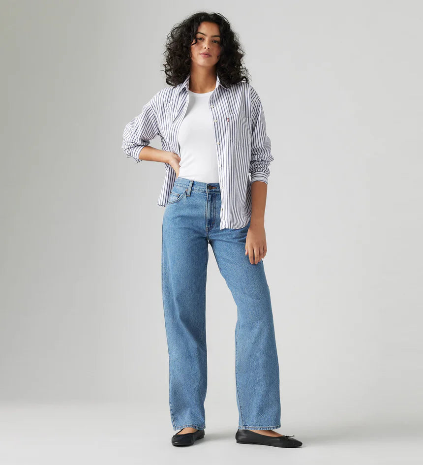 Baggy Dad Jeans - Own It Stone