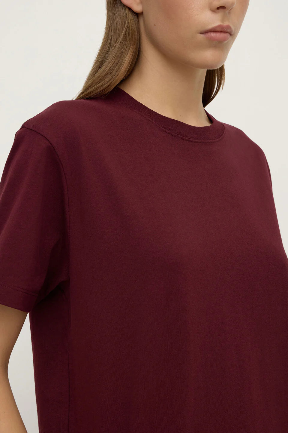 Base Tee - Merlot