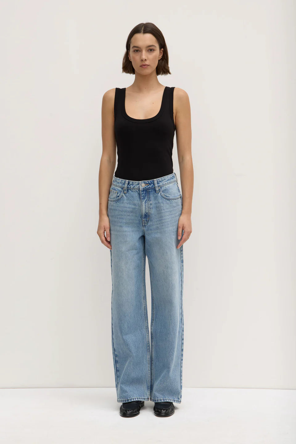 Womens Relaxed Jean - Indigo Fade