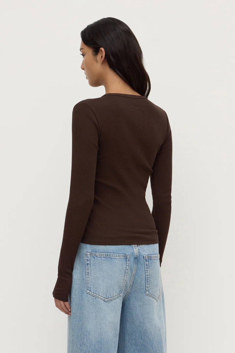 Zali Long Sleeve - Ganache