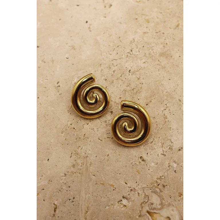 Love From Lilou Alma Earrings - Gold