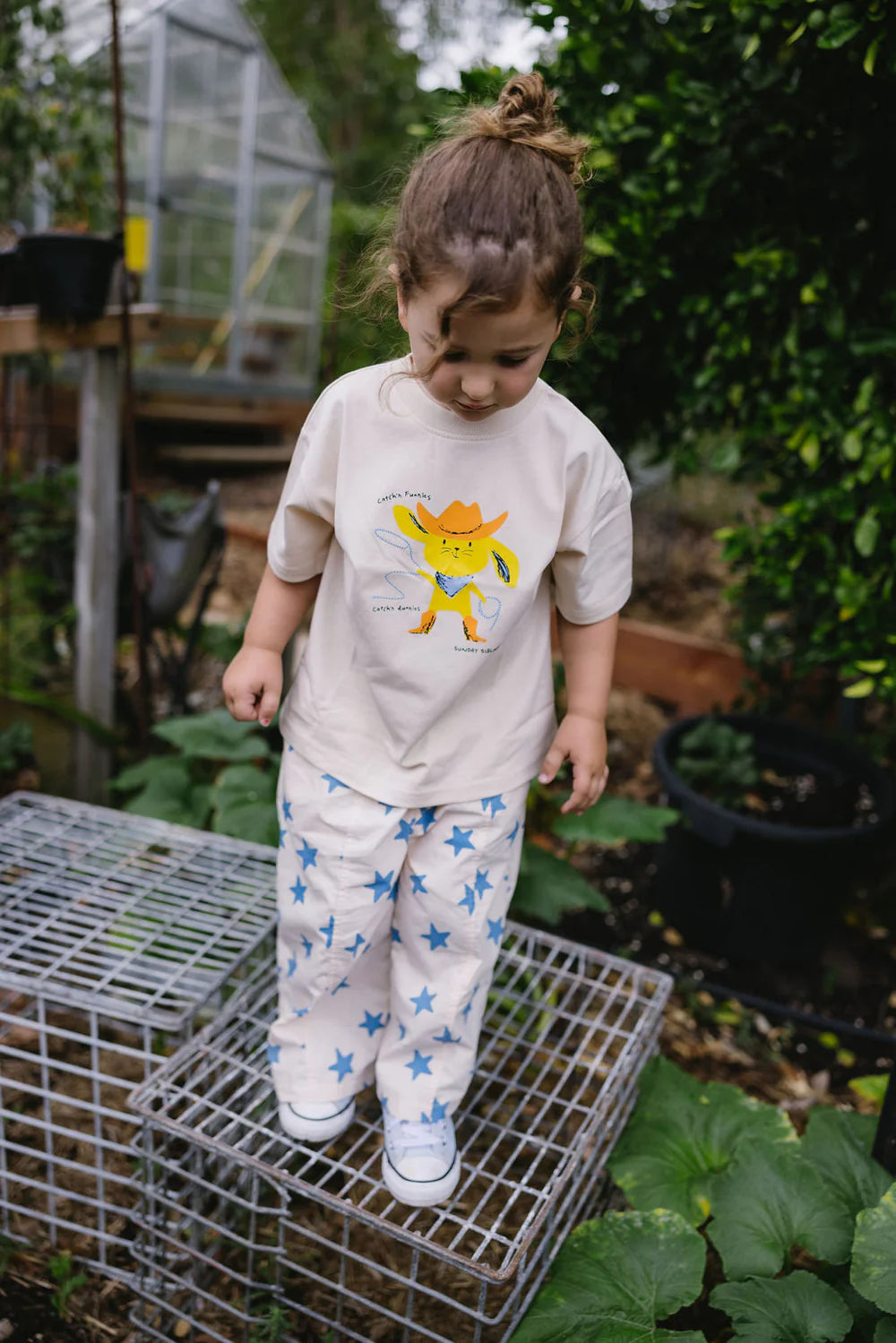 Catch'n Bunnies Tee - Yellow