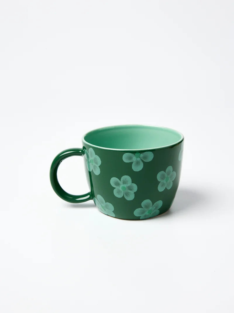Chino Daisy Mug - Green