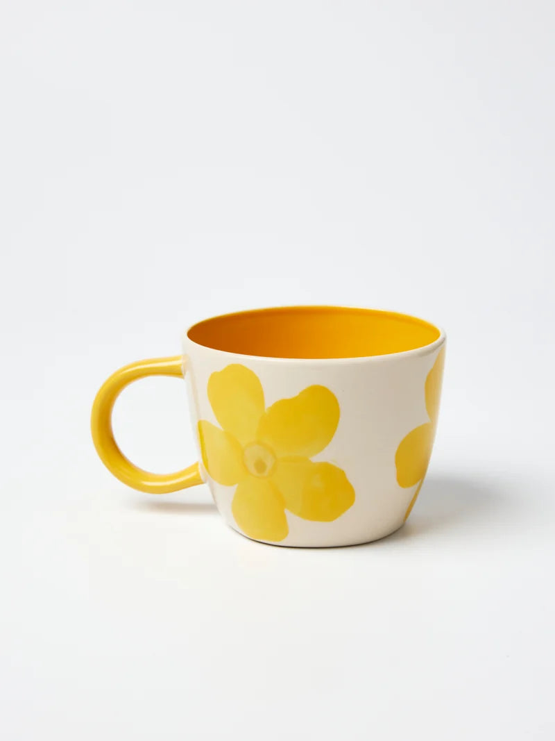 Boss Chino Daisy Mug - Mustard