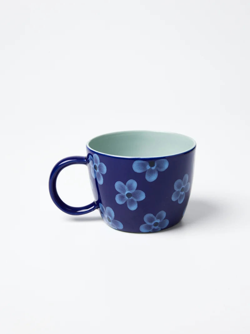Chino Daisy Mug - Navy