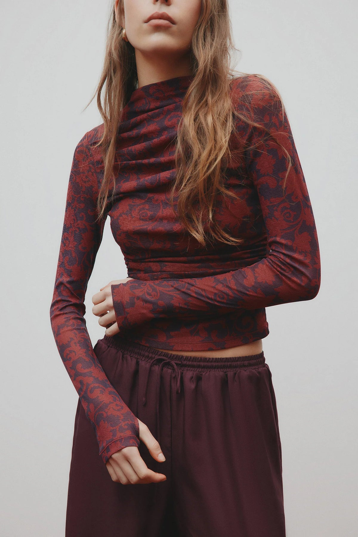 Clementine Mesh Long Sleeve