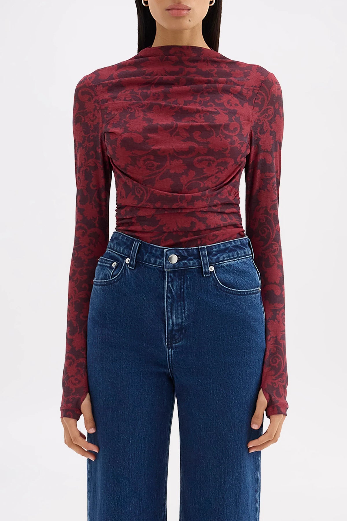 Clementine Mesh Long Sleeve