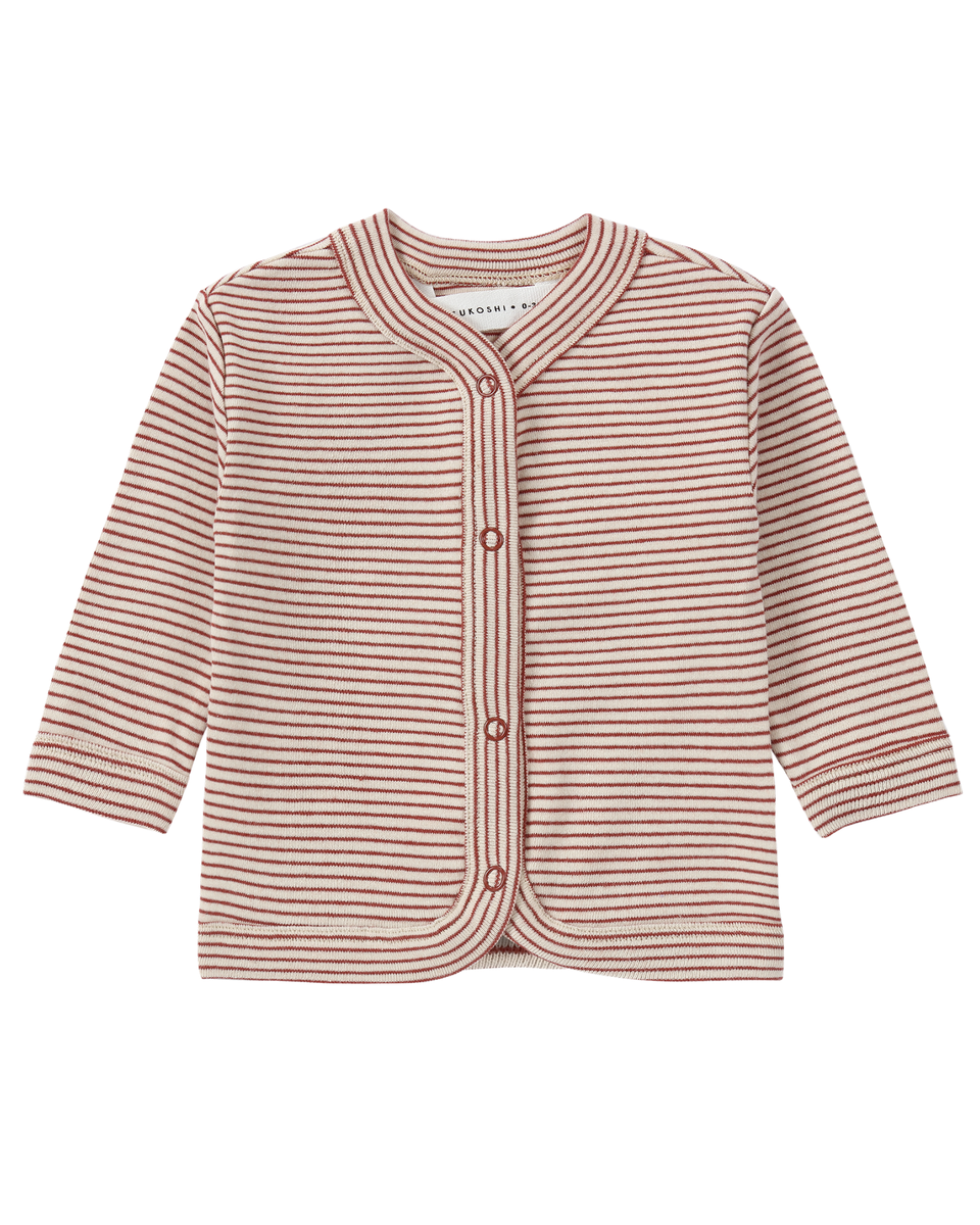 Ribbed Cardigan - Ember