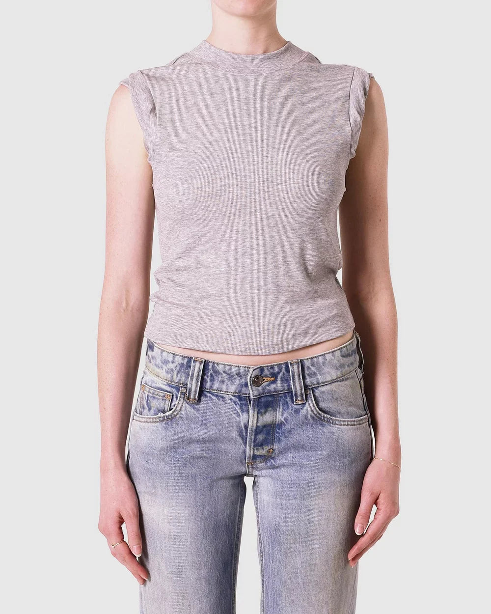 Gala Top - Grey Marle