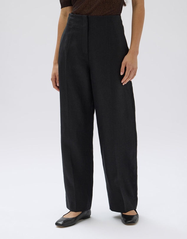 Liza Linen Pant - Black