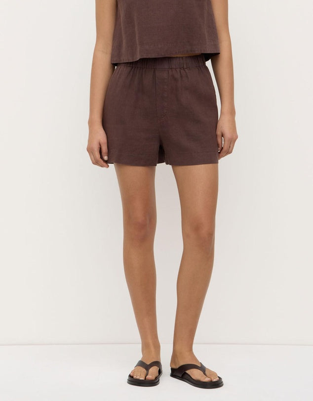 Everyday Linen Short - Ganache
