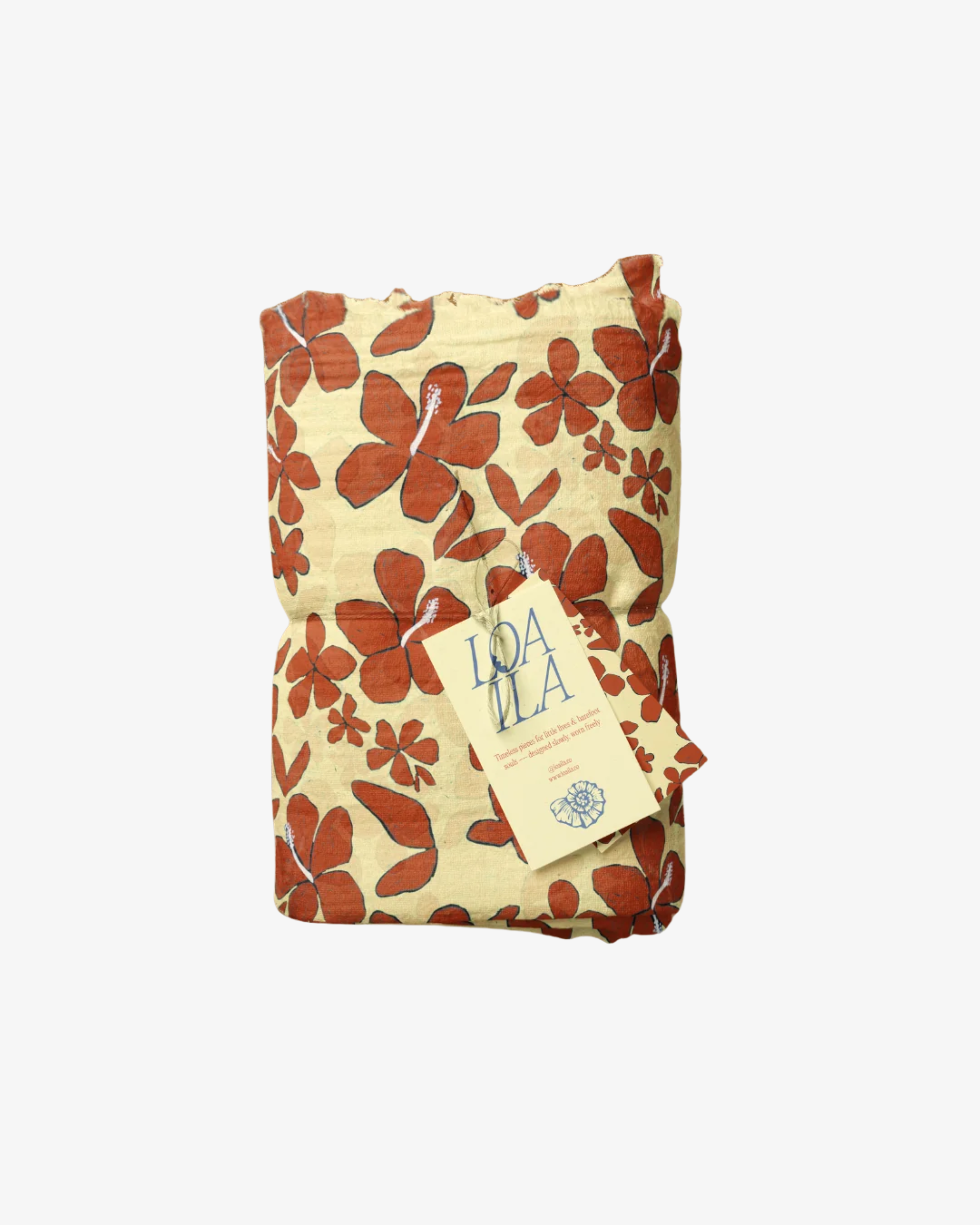 Bamboo & Cotton Wrap - Honey Hibiscus