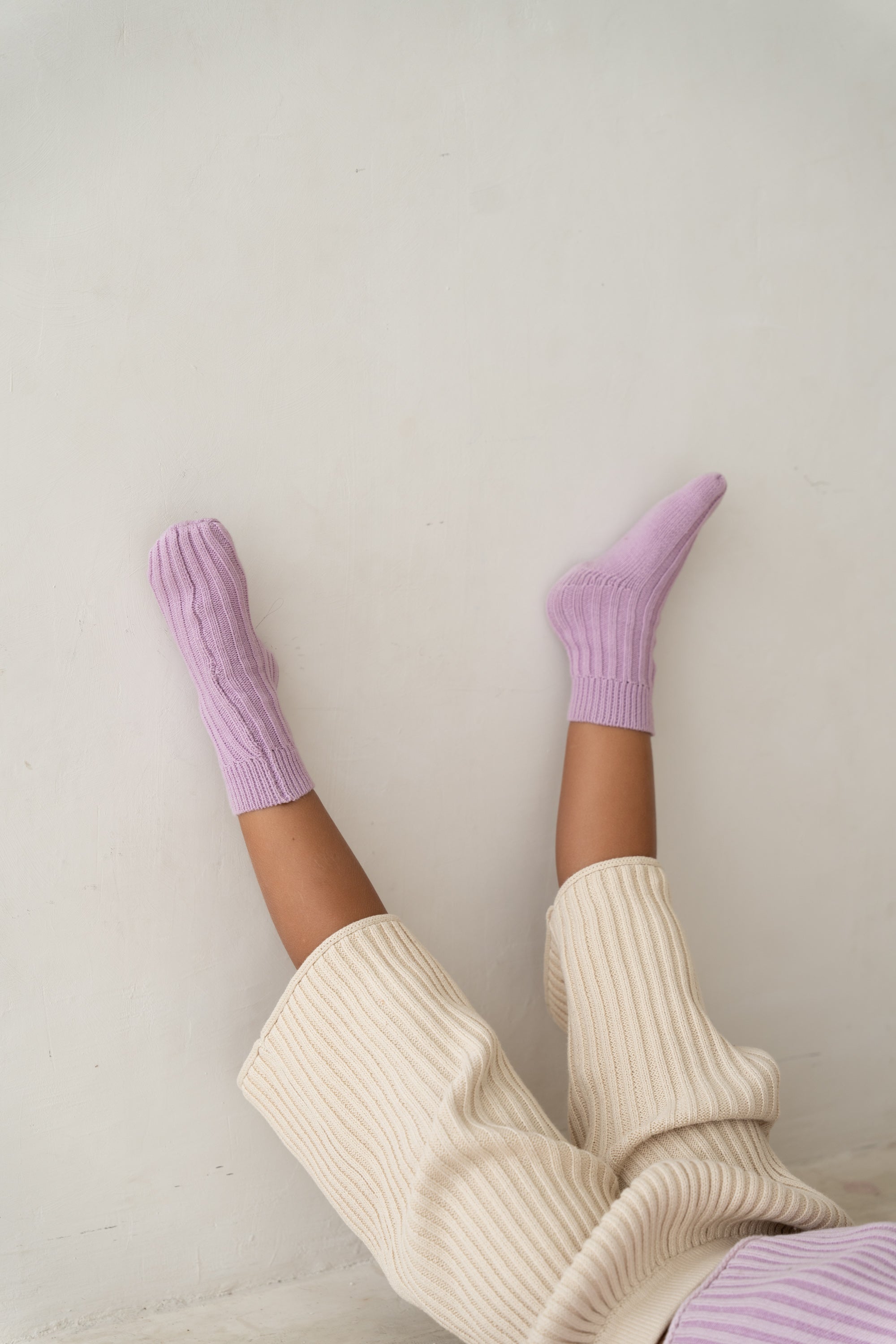 Knit Socks - Mauve