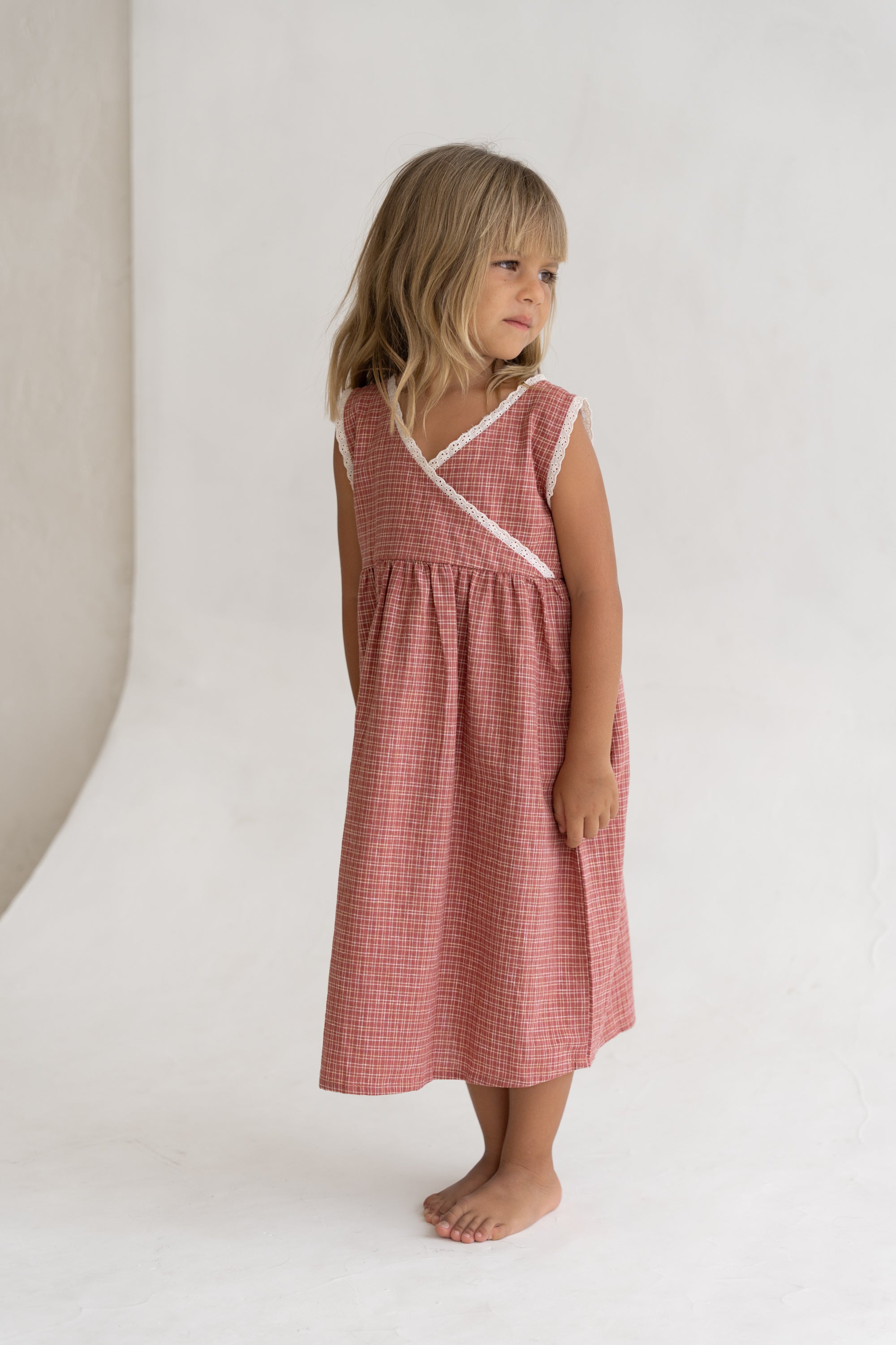 Eden Dress - Red Plaid