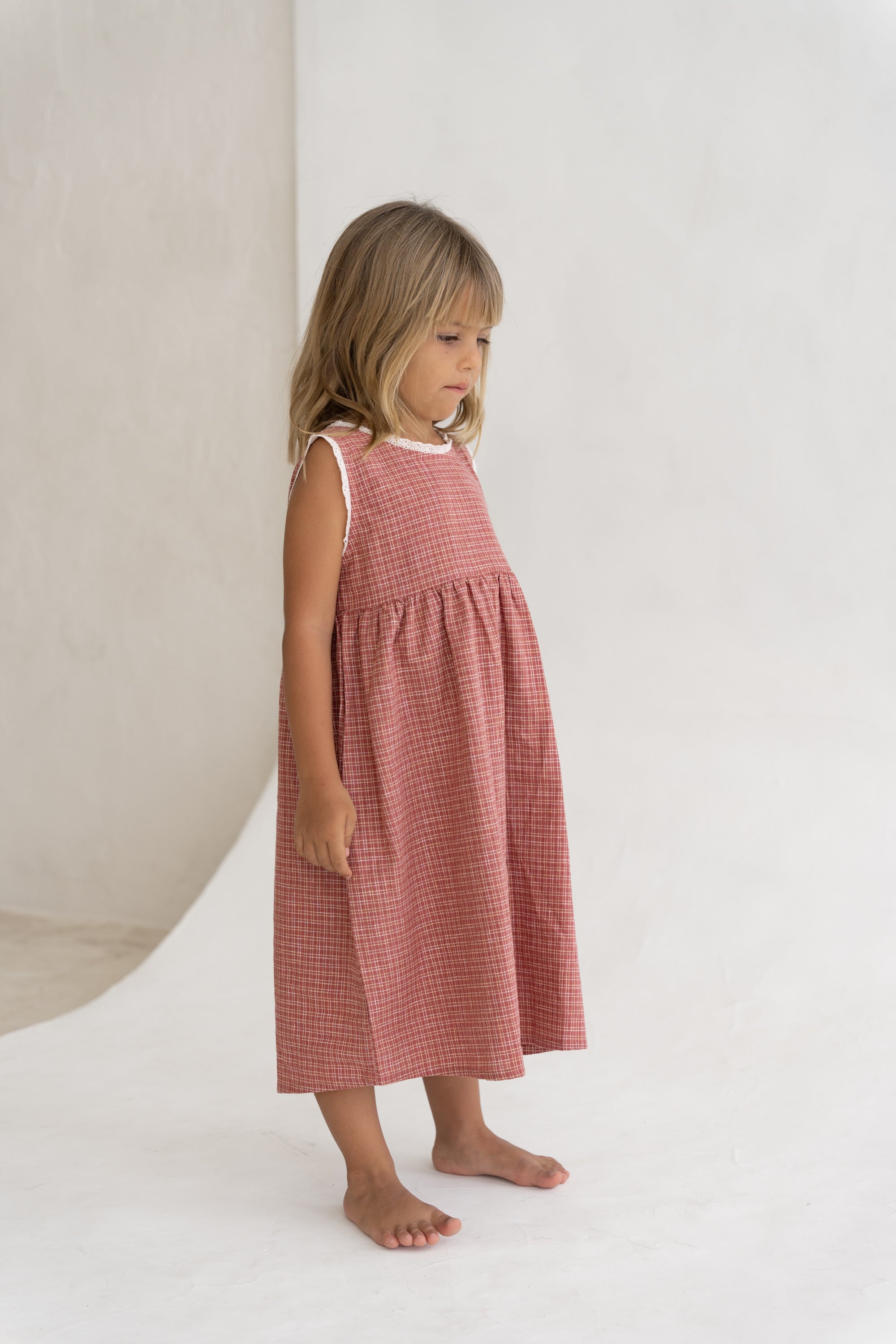 Eden Dress - Red Plaid
