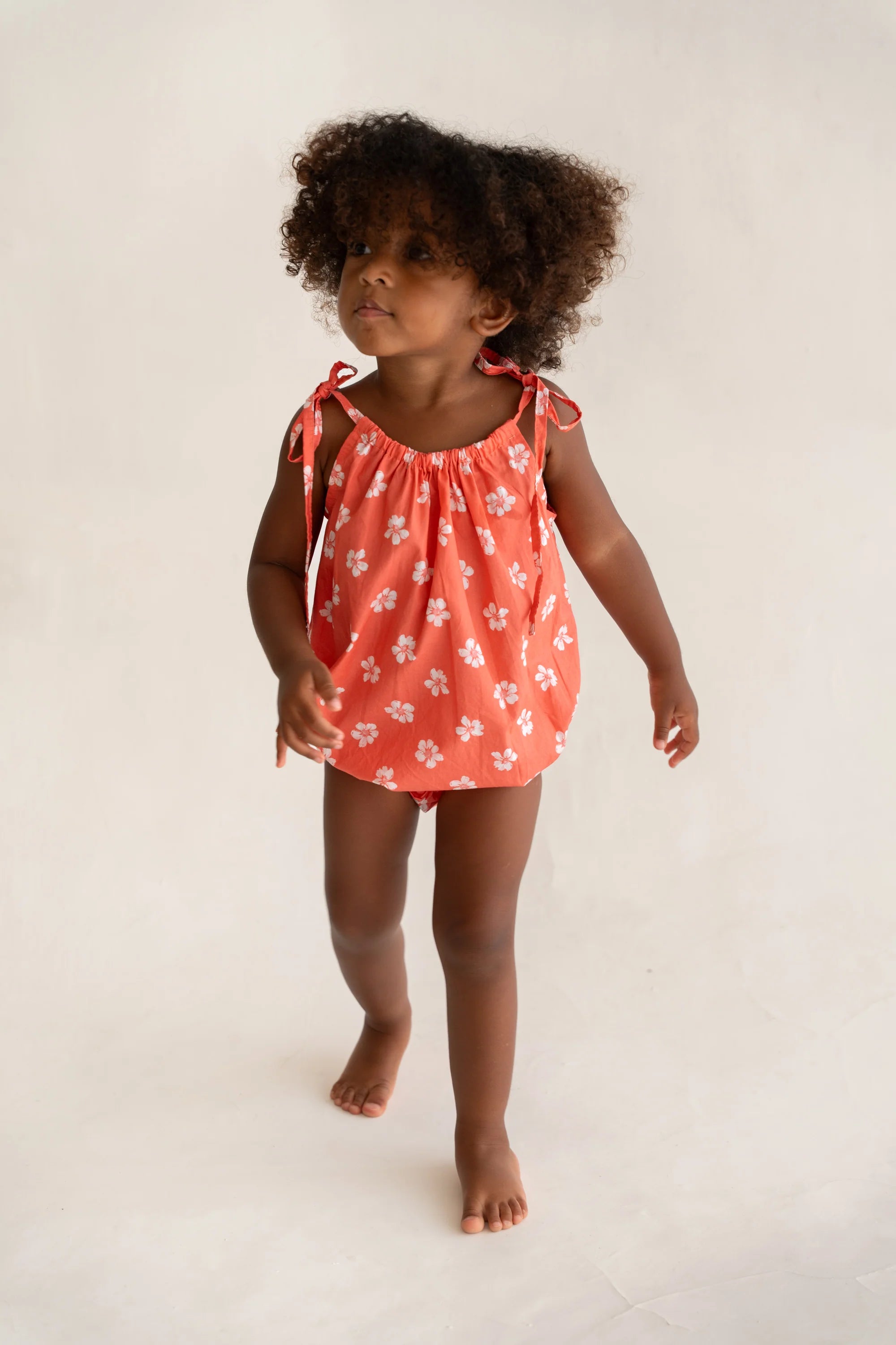 Lottie Romper - Summer Floral Print