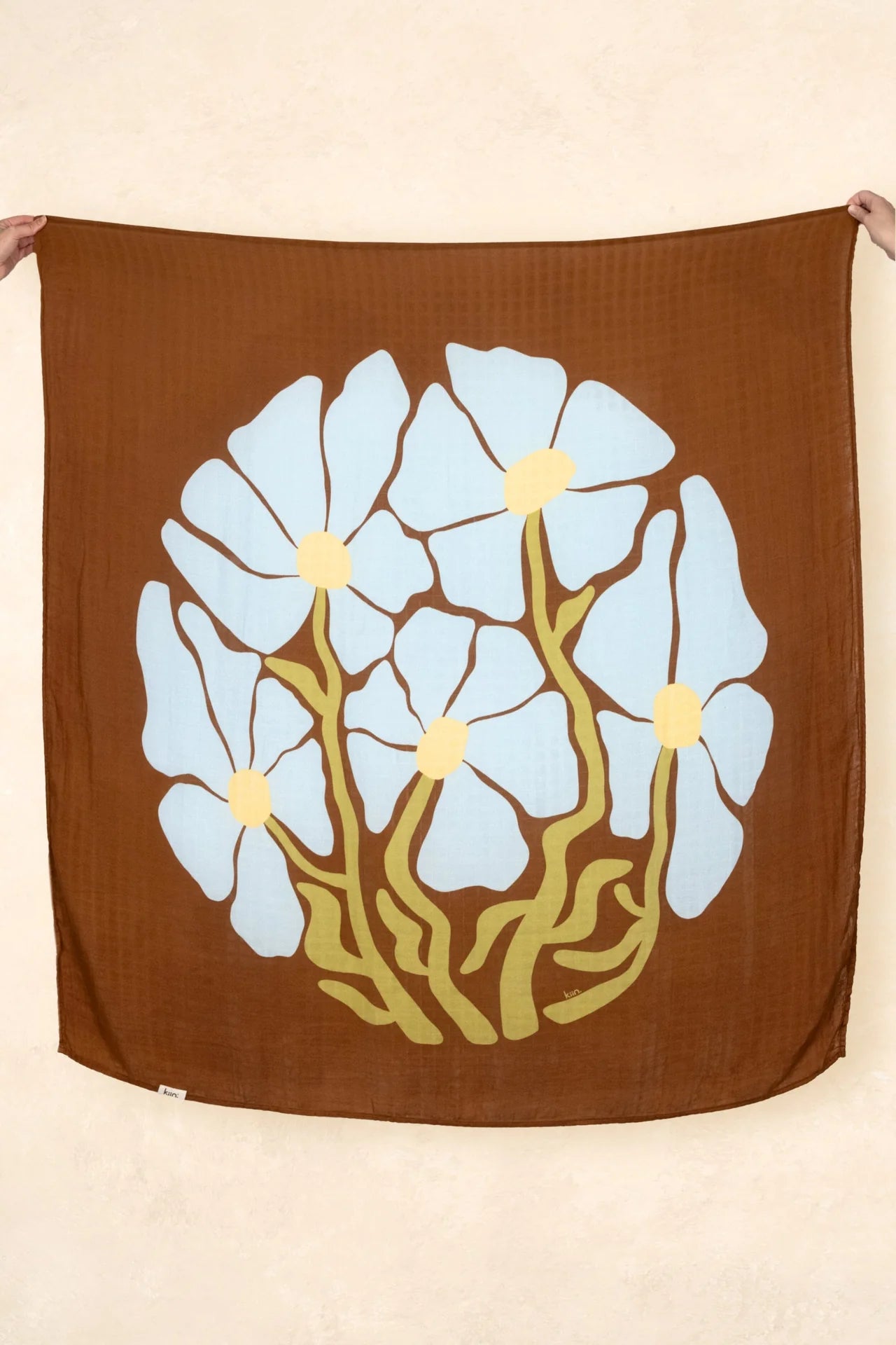 Organic Muslin Swaddle - Fleur Umber (Limited Edition)