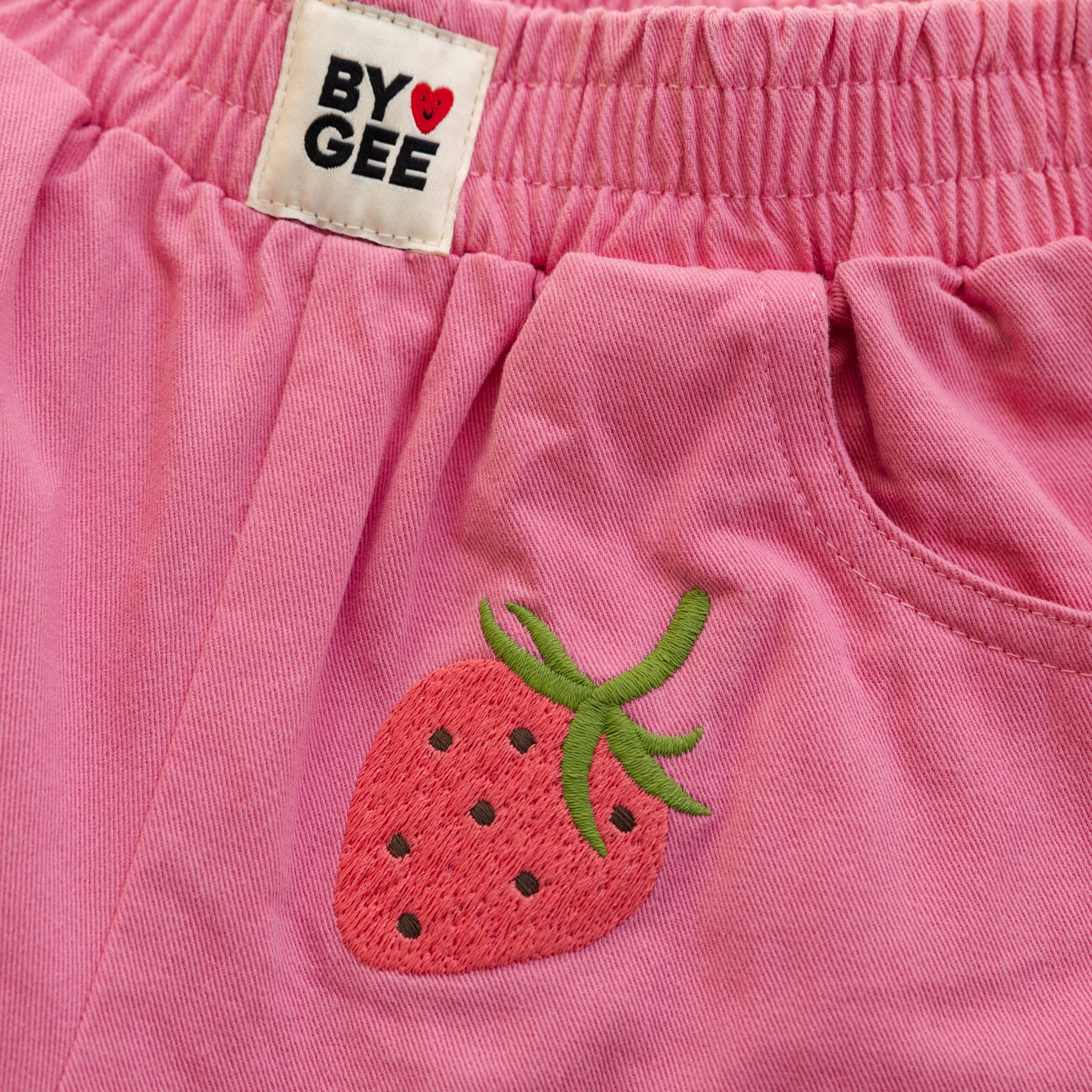 Cropped Wide Leg Cargo Pant - Peony
