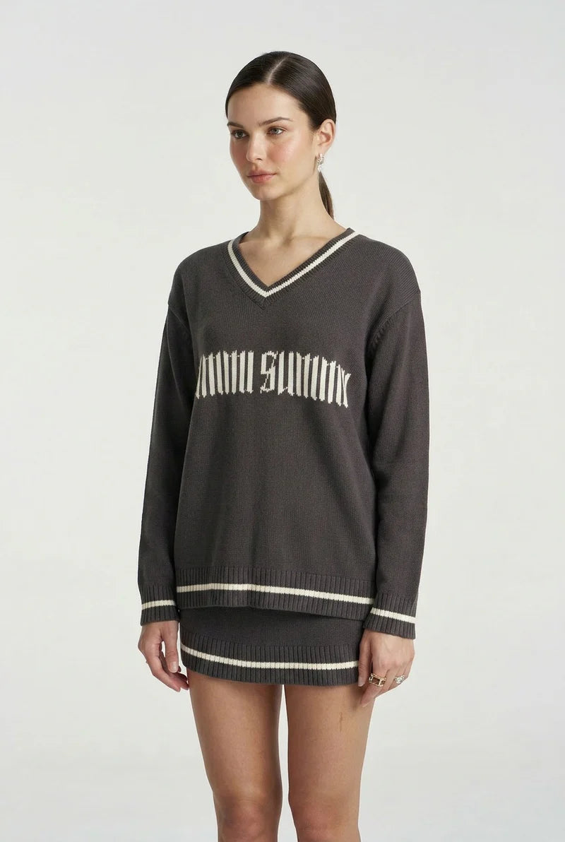 Summi Knit Sweater - Shadow