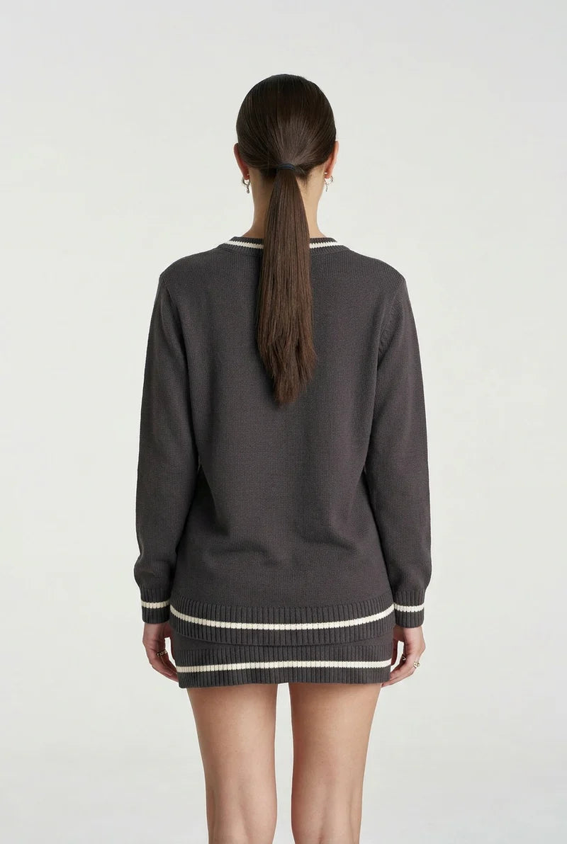 Summi Knit Sweater - Shadow