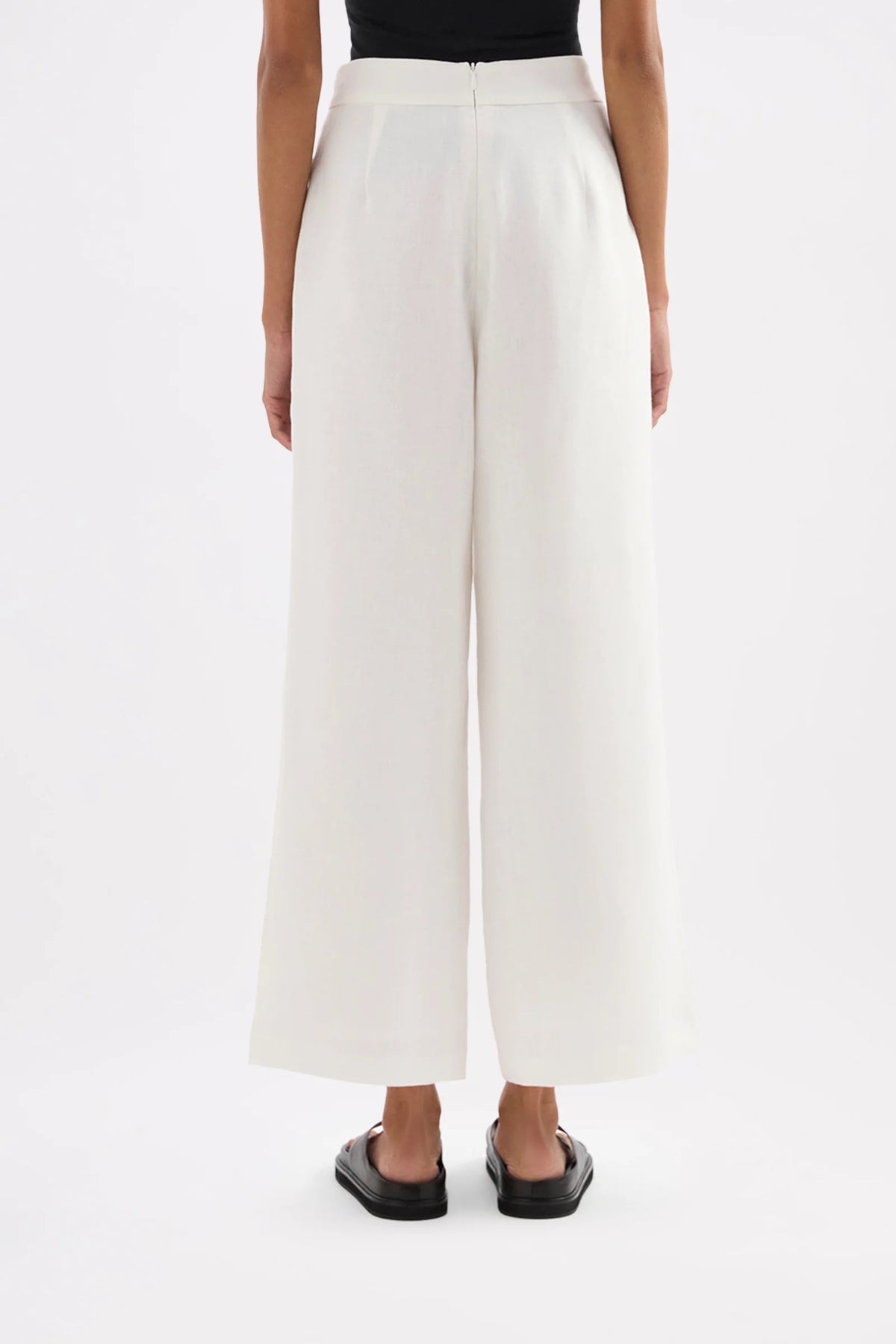 Thilda Linen Culotte - White