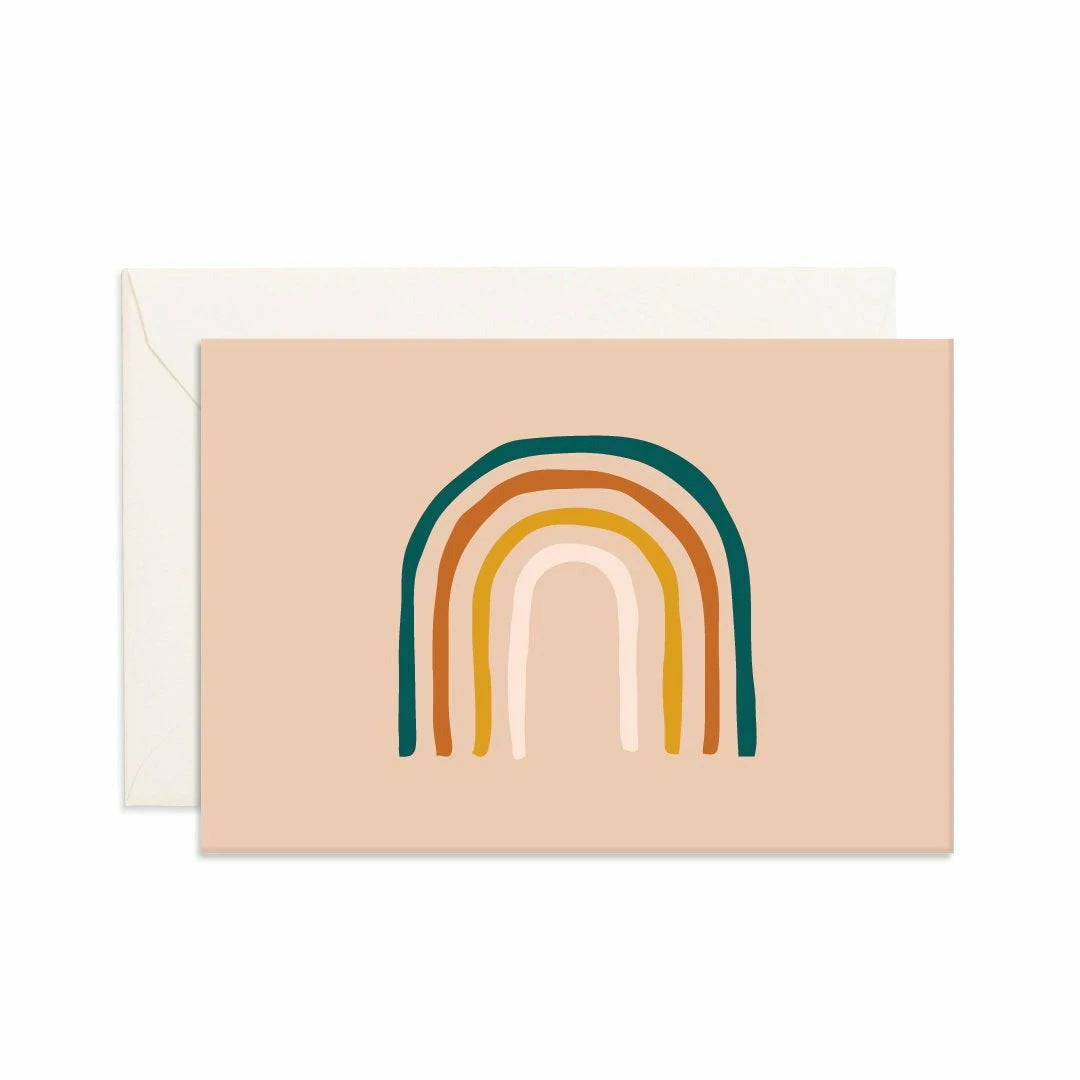 Fox & Fallow Rainbow Mini Card