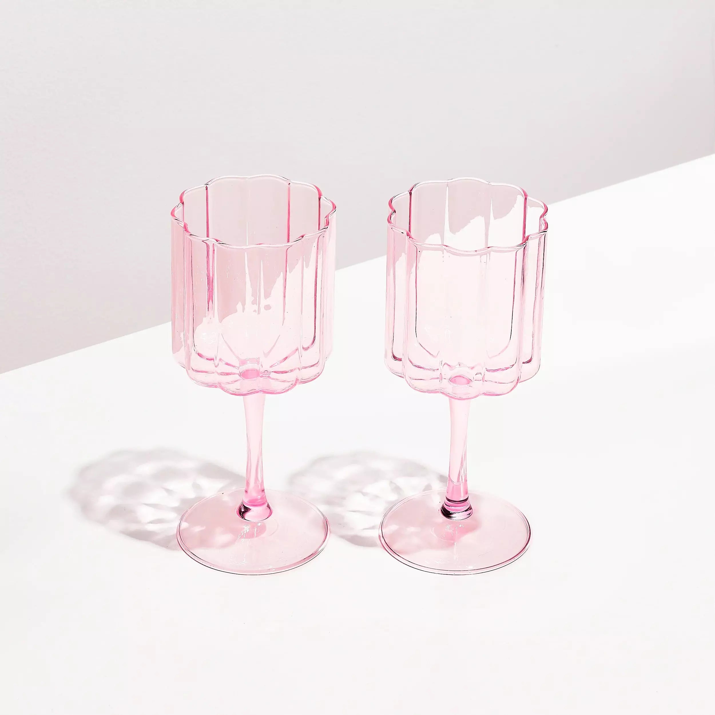 Fazeek Wine Glass Set of 2 - Pink