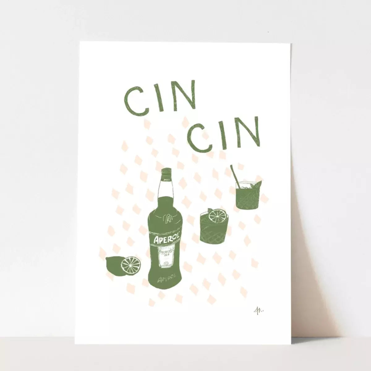 Camellia Pickle Fine Art Print - Cin Cin A4