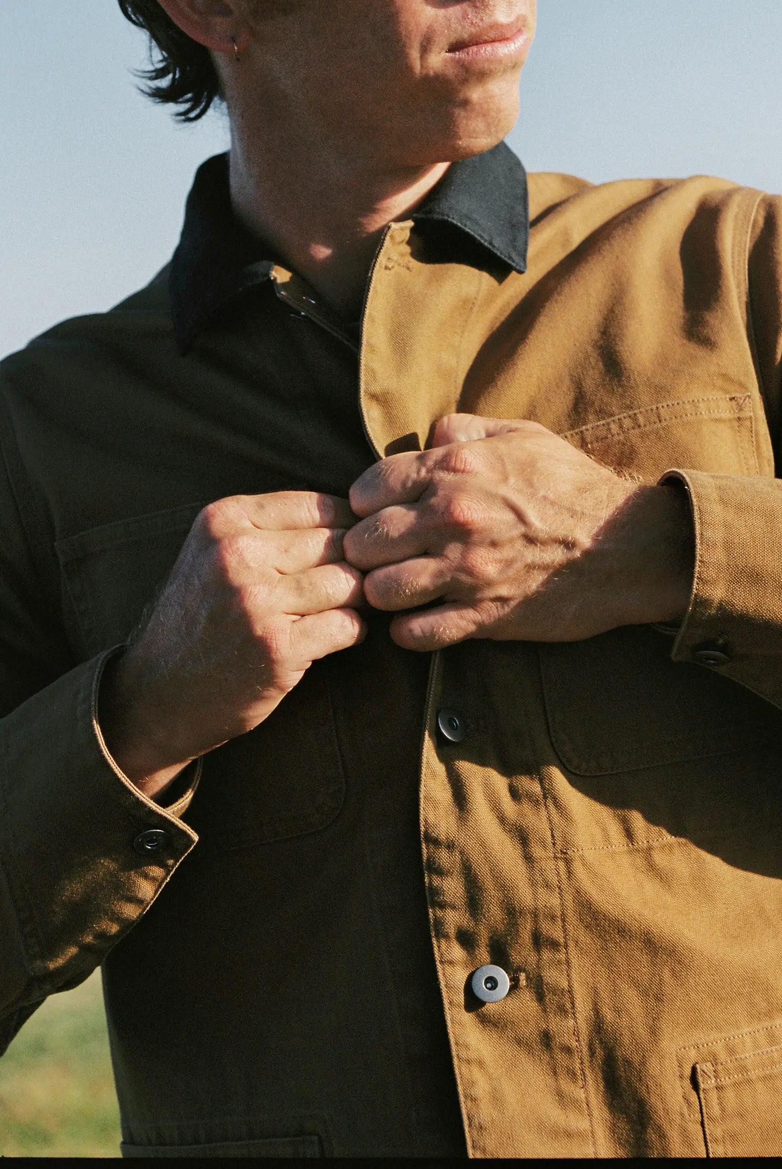 Canvas Jacket - Tan