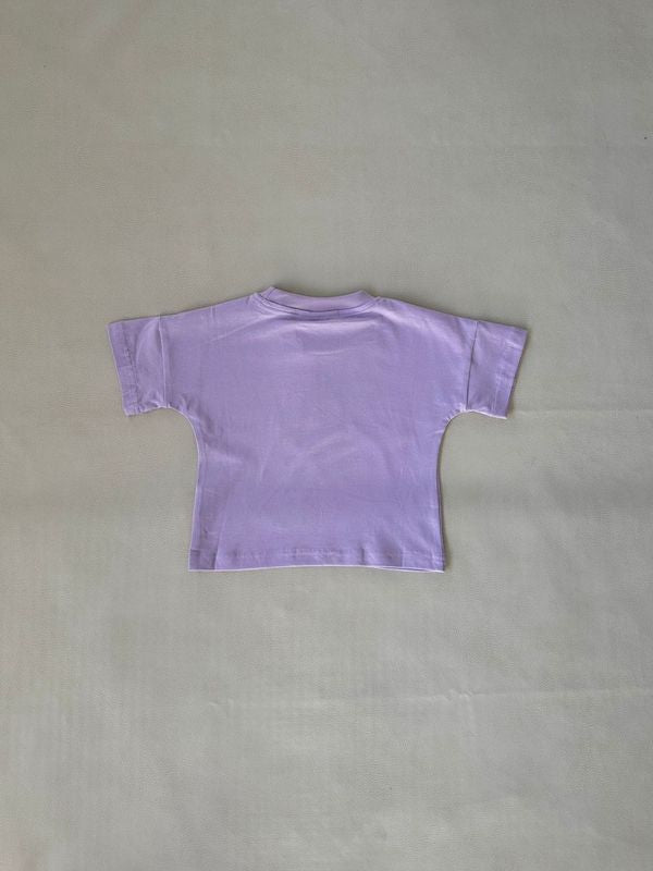 Apple Relaxed Tee - Lilac