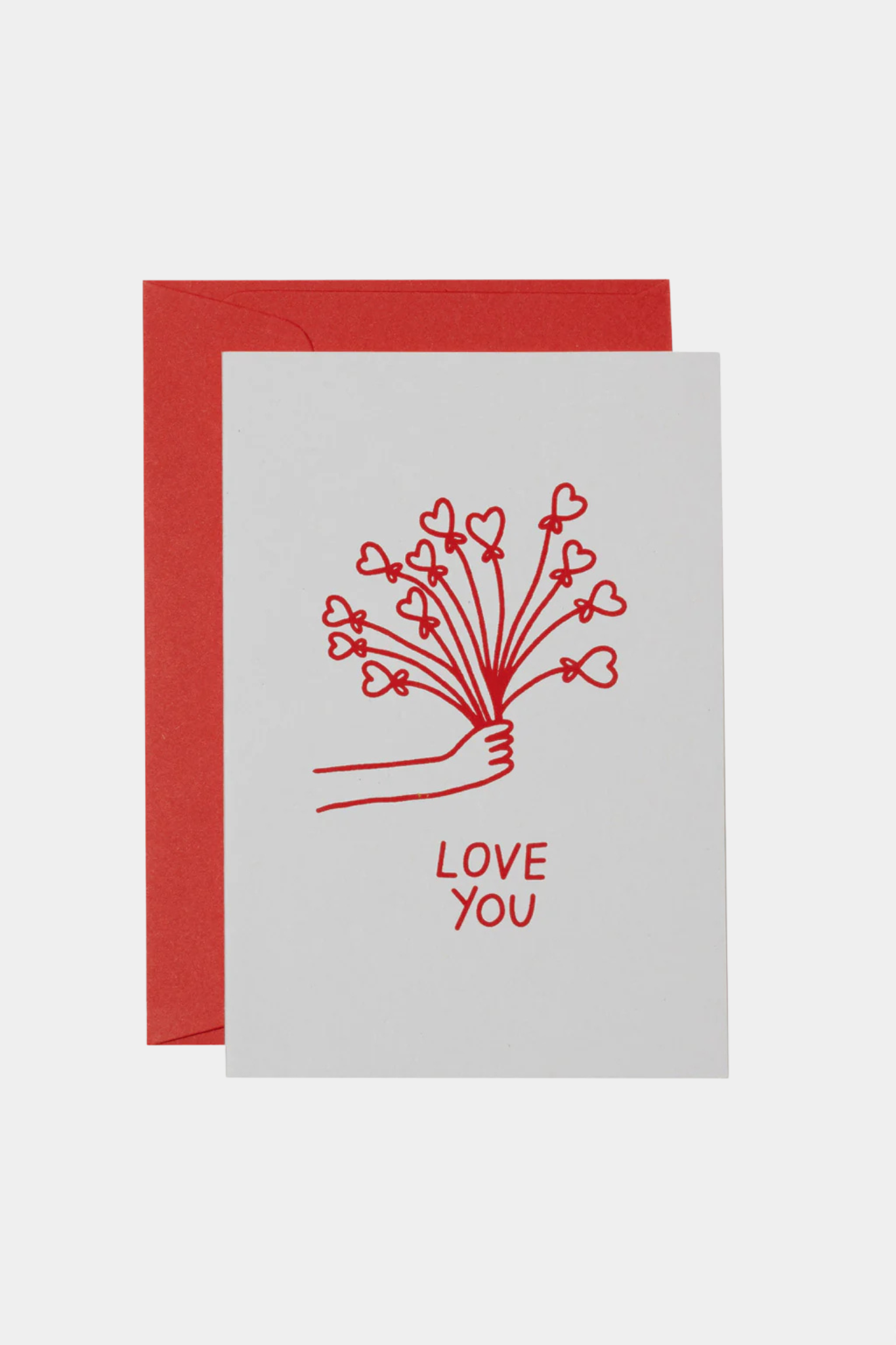 Love You Flowers Card