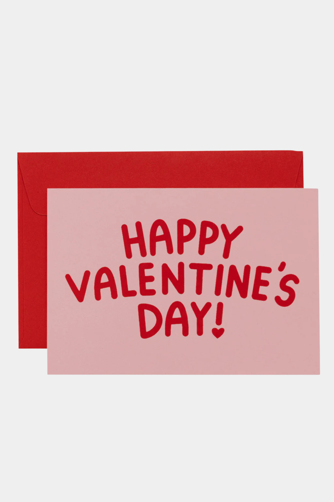 Happy Valentine's Day Card - Red/Pink