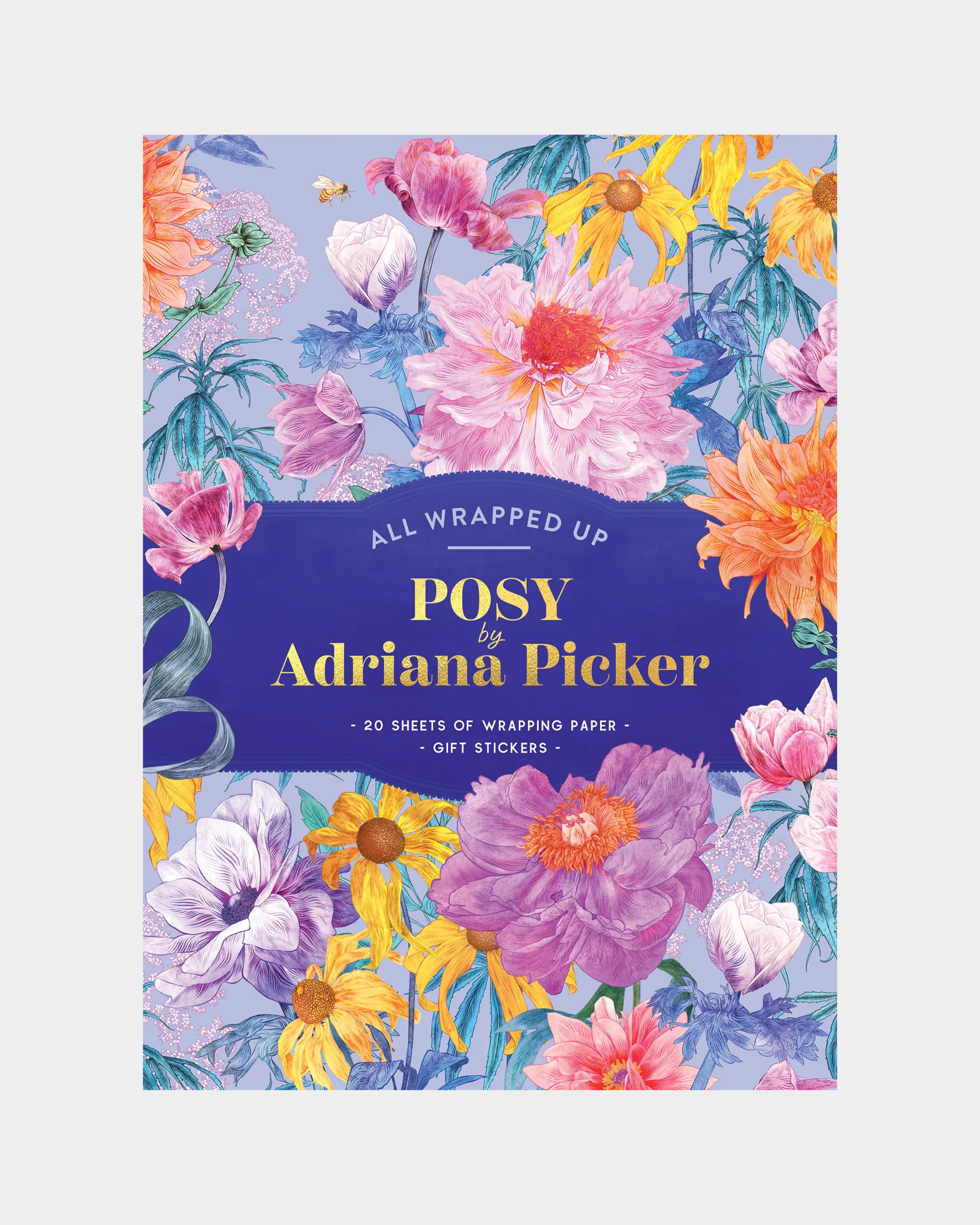 Wrapping Paper Book: Posy by Adirana Picker