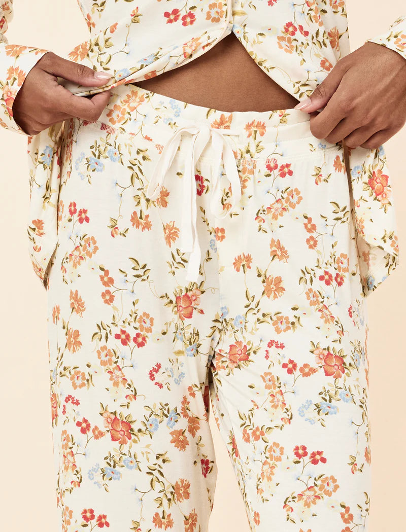 Kate Modal Soft Full Length PJ Set - Amber Floral