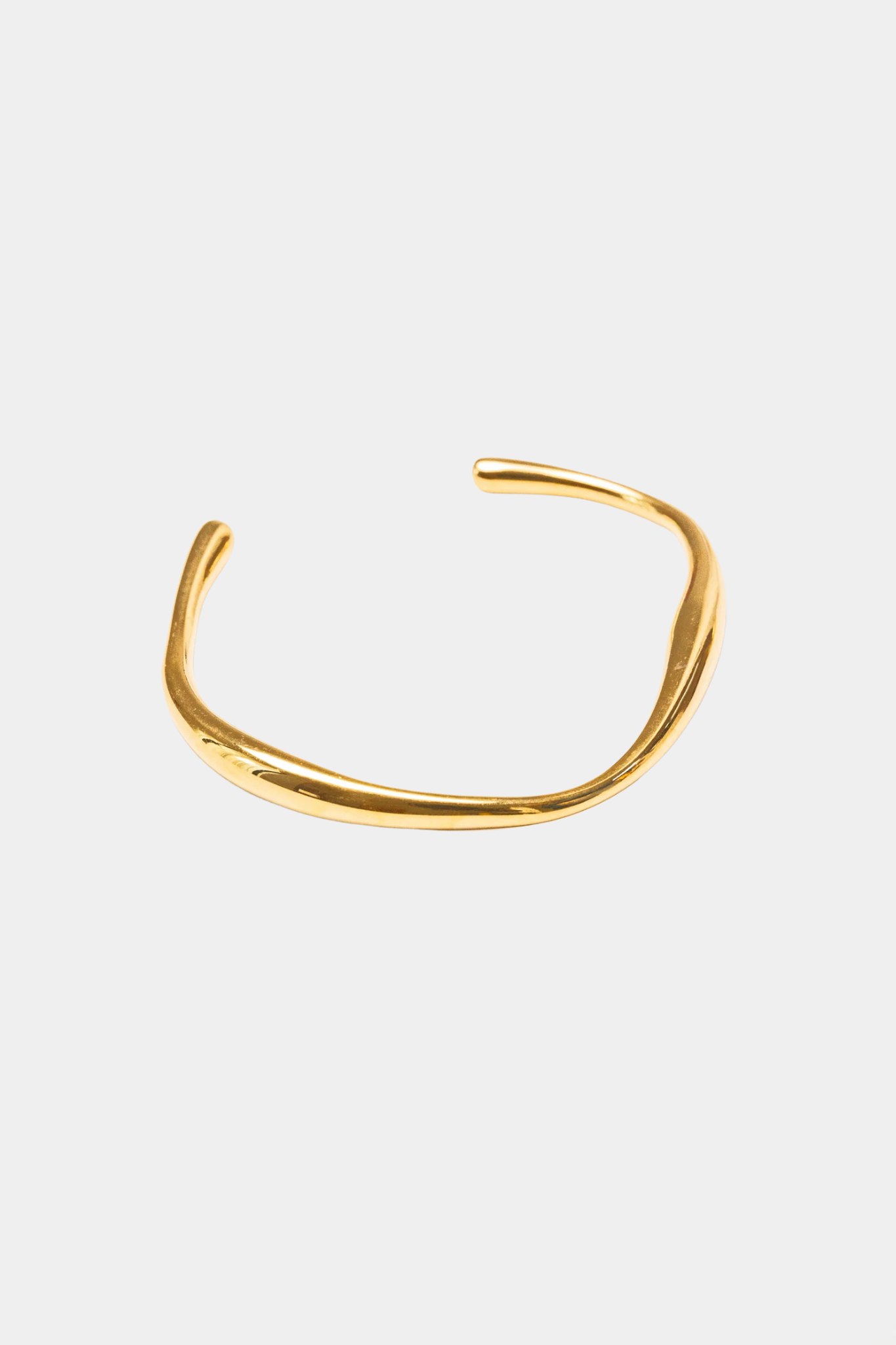 Abstract Cuff Bracelet in Gold Plated