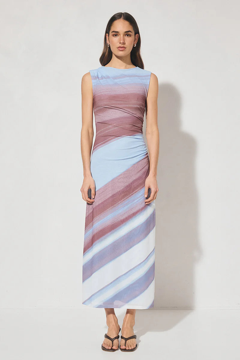 Chroma Dress - Dusk Stripe