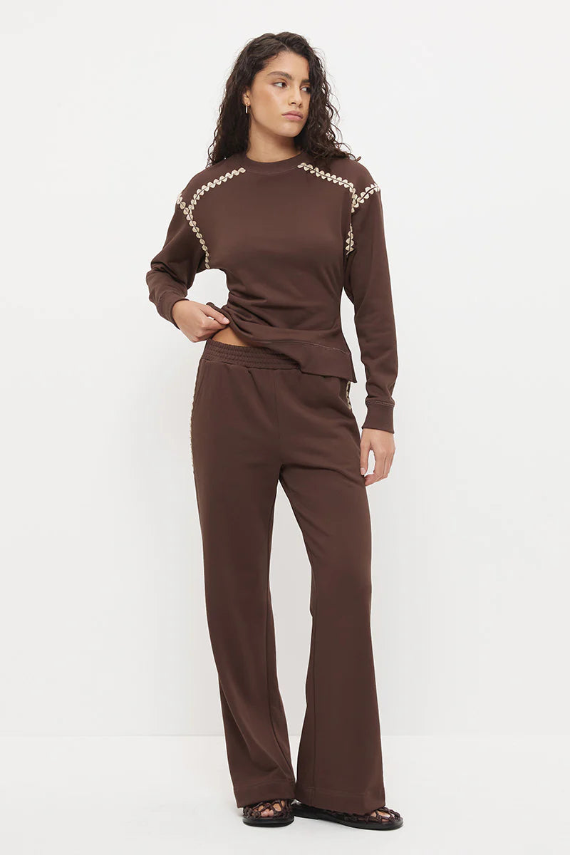 Reese Trackpant - Chestnut