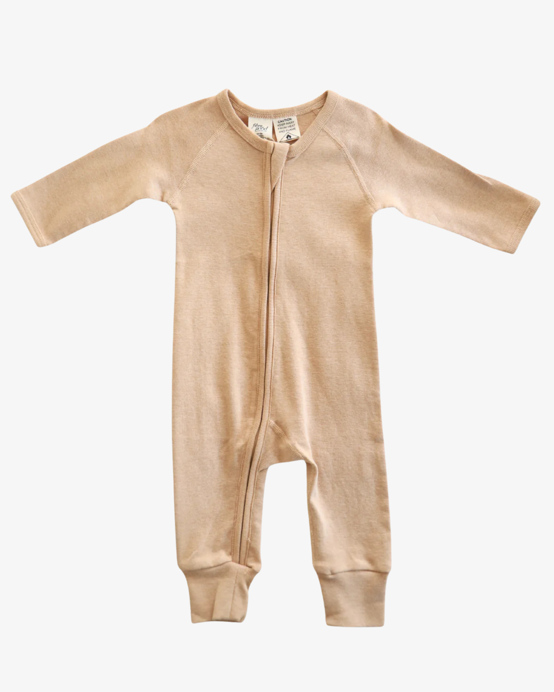 Organic Baby Zip Romper