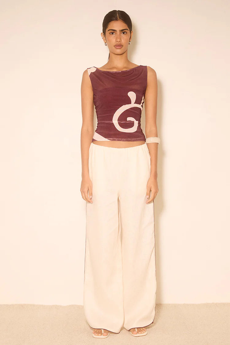 Sierra Top - Plum Swirl