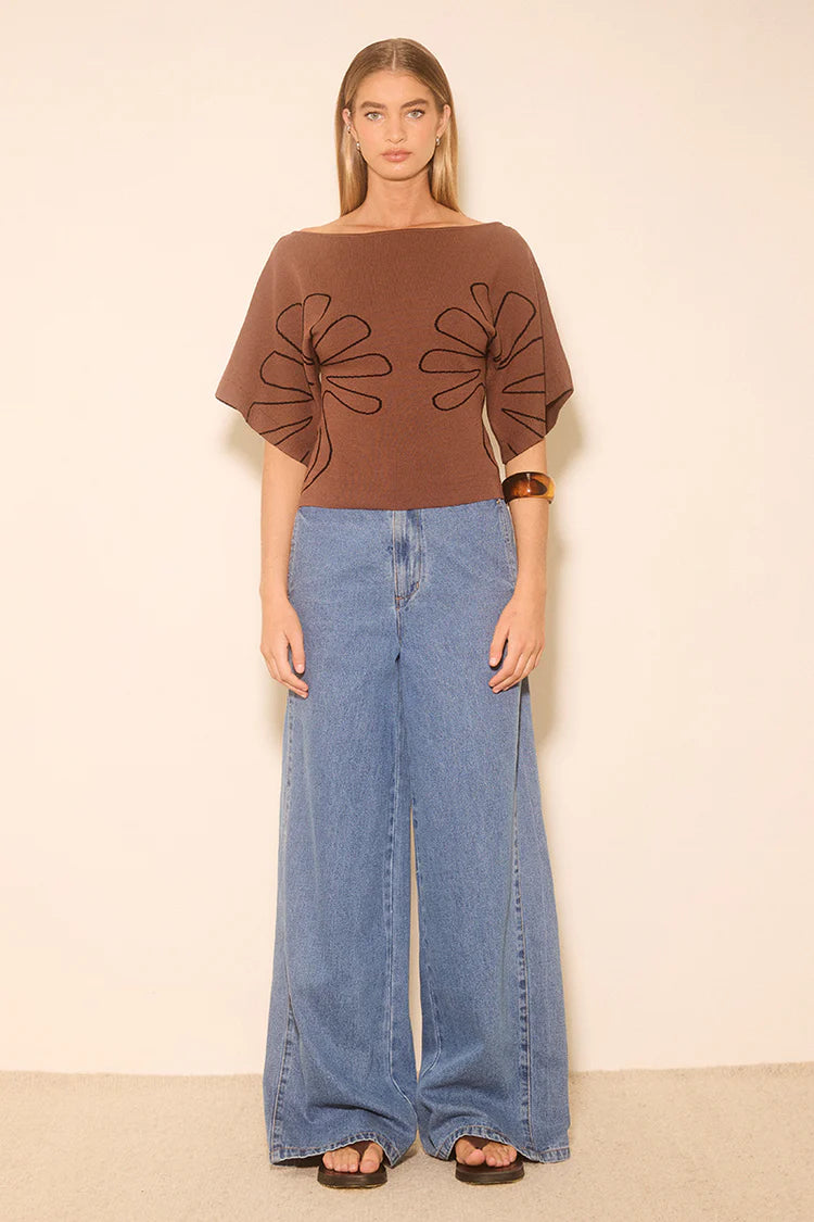 Venture Knit Top - Cacao