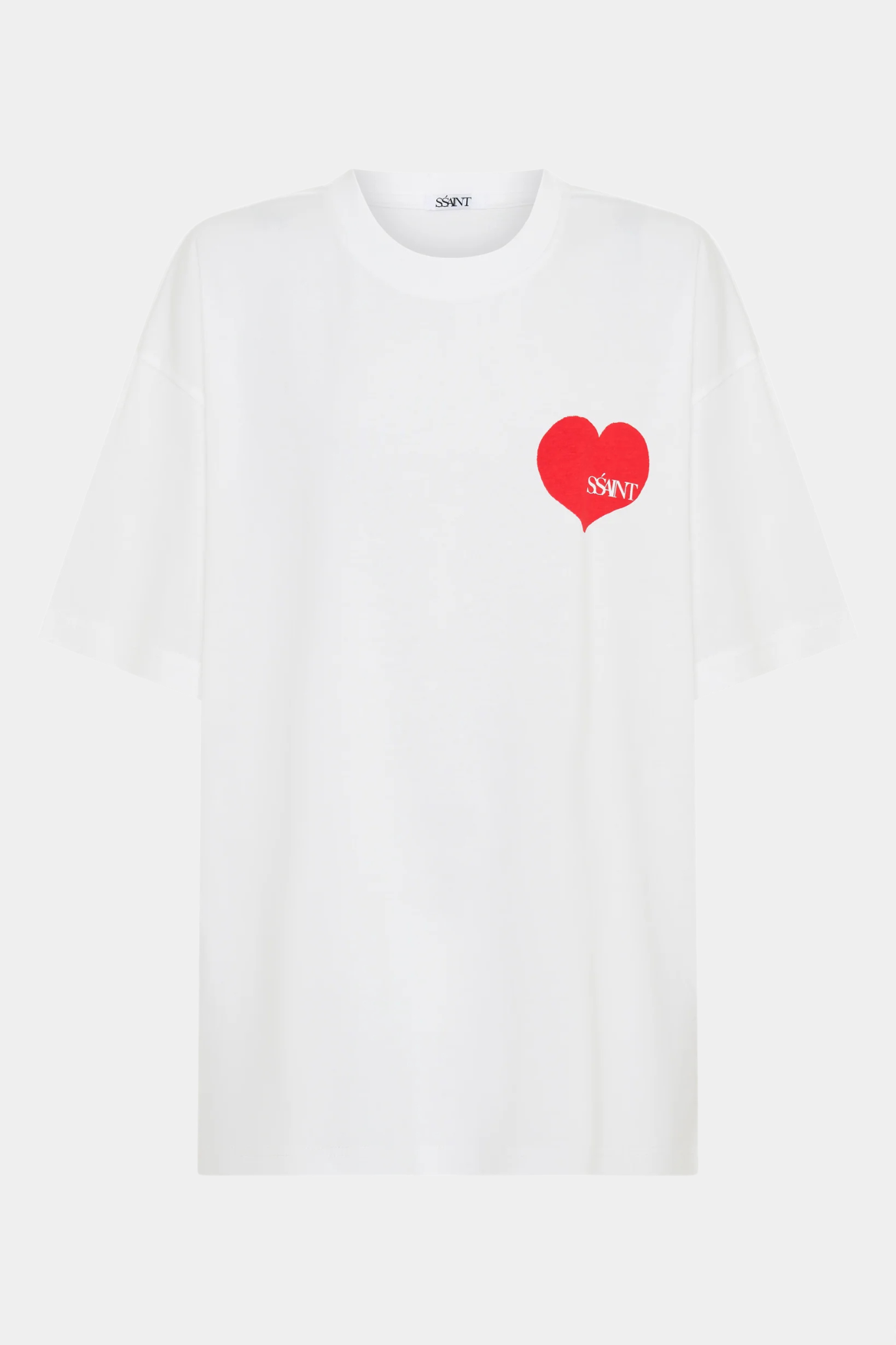 Heart Tee - White/Red