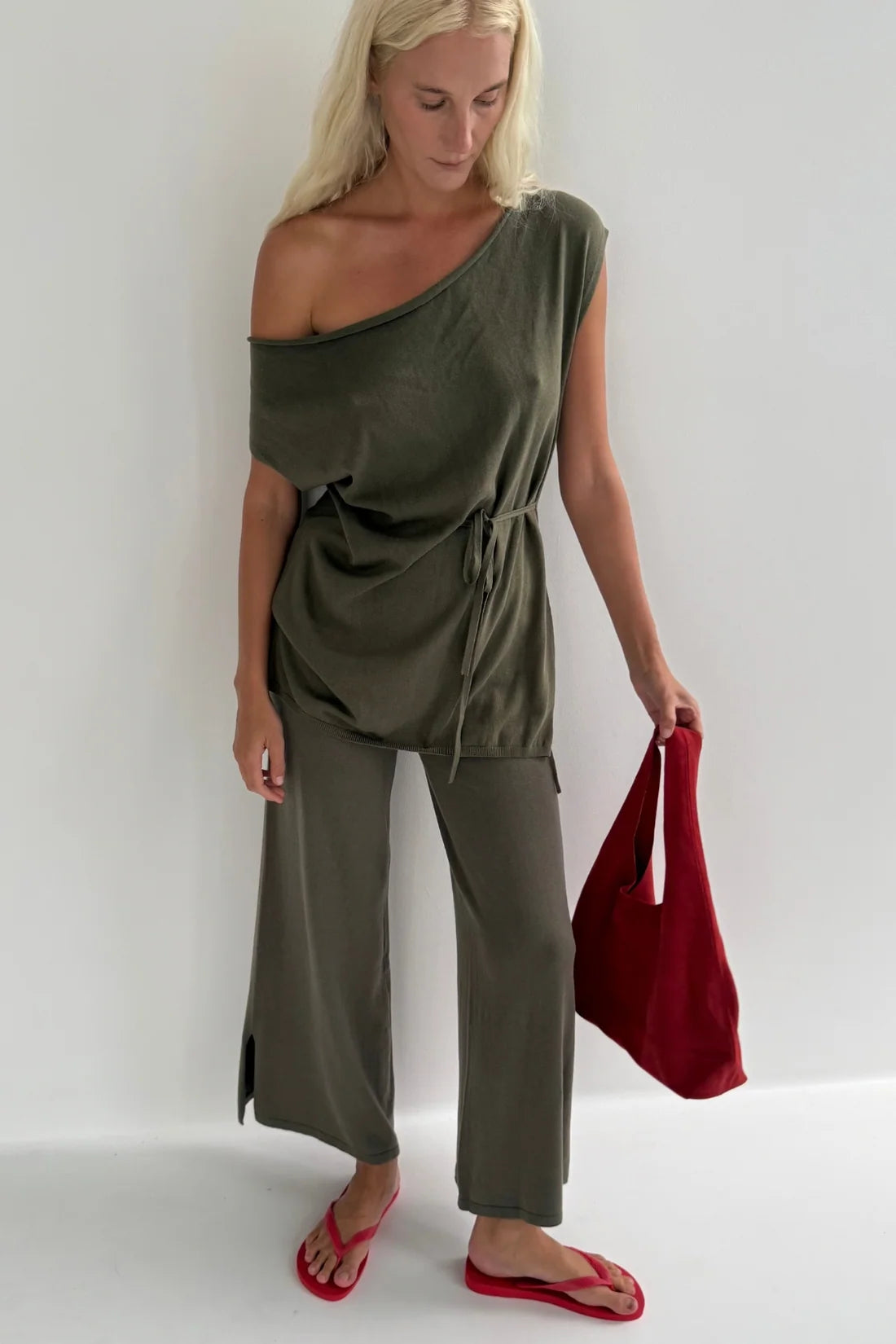 Nora Pant - Smokey Olive