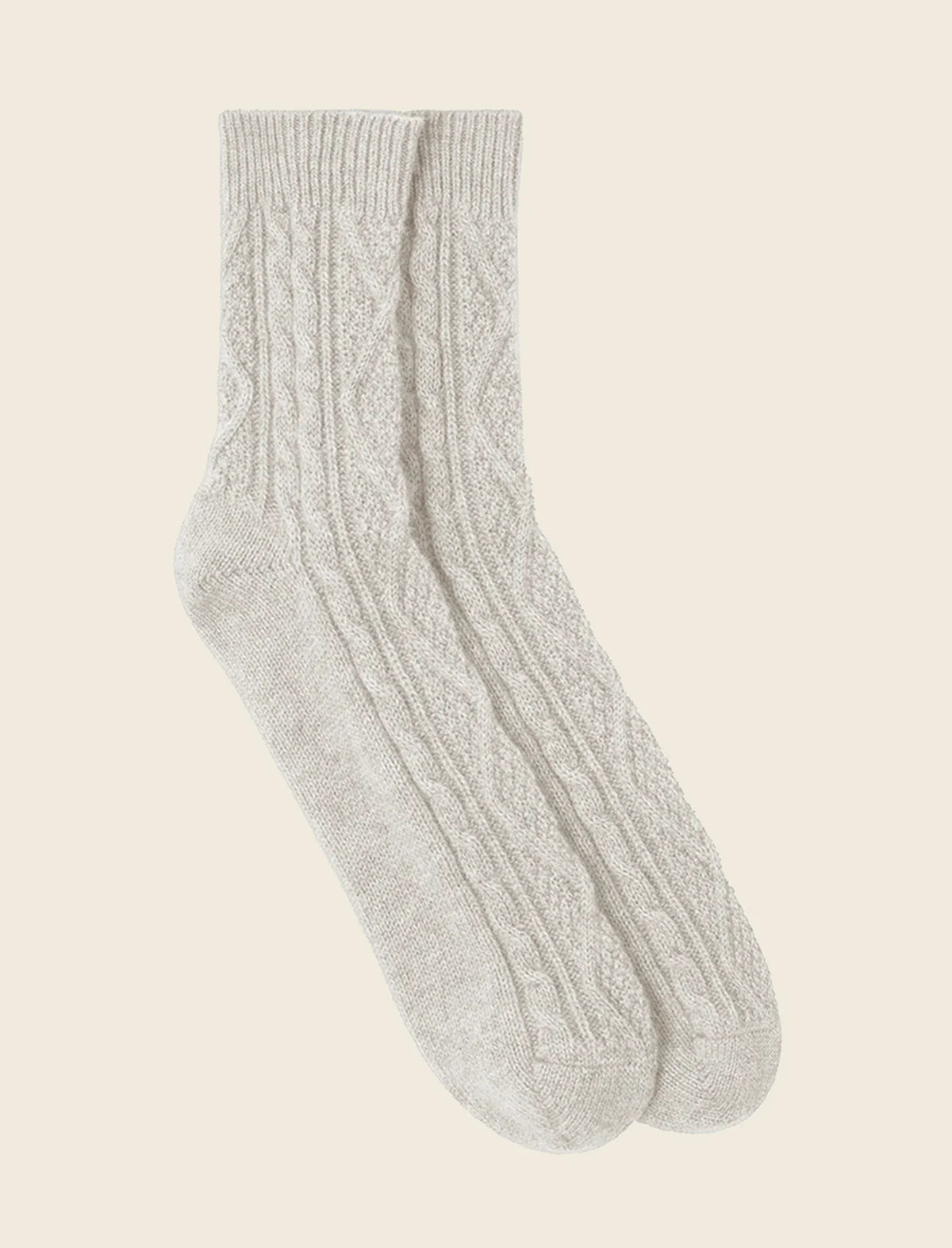 Cashmere Socks - Ecru